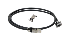 Cabo de travamento USB 3.1 (Conectores de metal fundido)